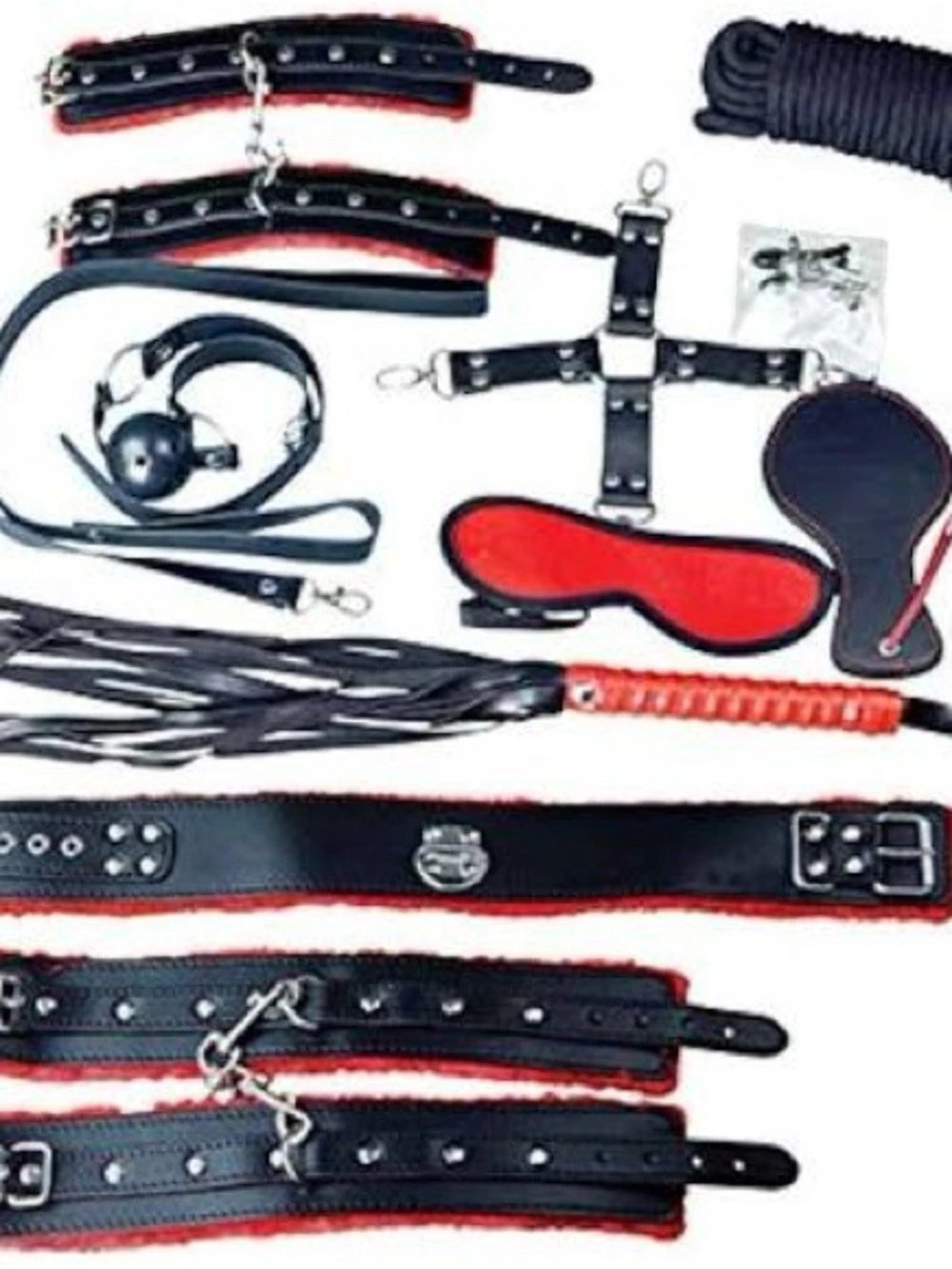 Black & Red Accessory Set